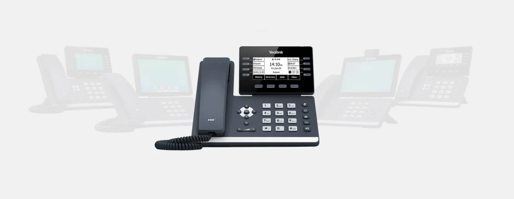 Yealink SIP-T53C VoIP telefonas, 2x RJ45 1000Mb/s, ekranas, PoE, USB aprašymas - Prekės nuotrauka