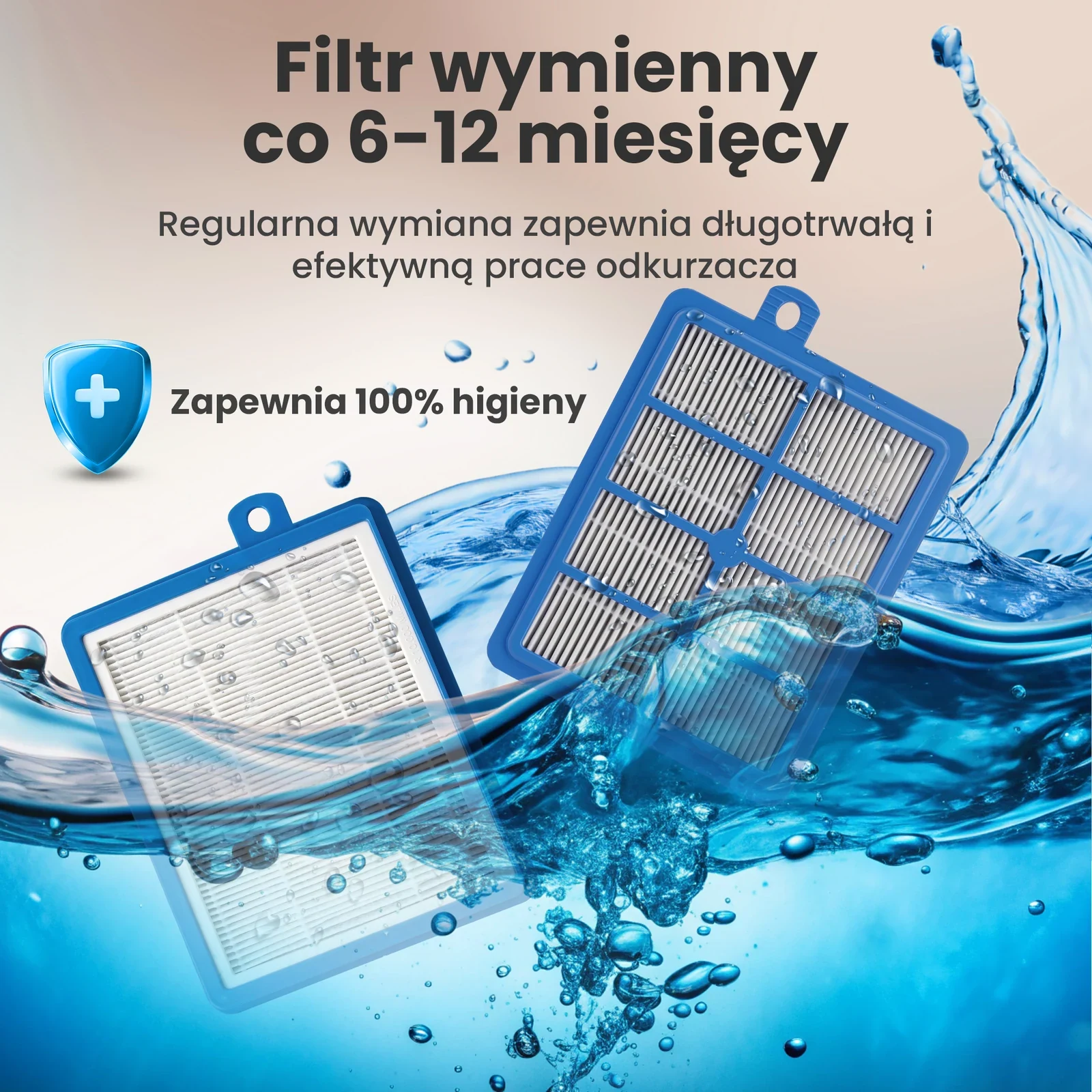 Extralink Zelmer 5000.0050 ZVCA050H, Air filter, replacement aprašymas - Prekės nuotrauka