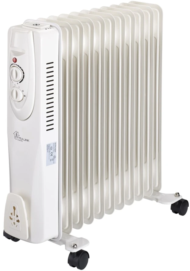 Extralink NY-25W1 | Elektrinis alyvos radiatorius | 2500 W, 11 briaunų