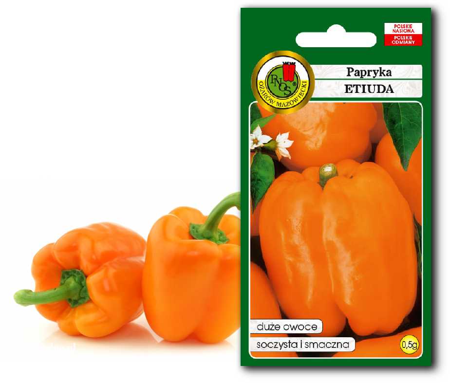 Etiuda Pepper PNOS Vegetable Seeds, 0.5g Pack