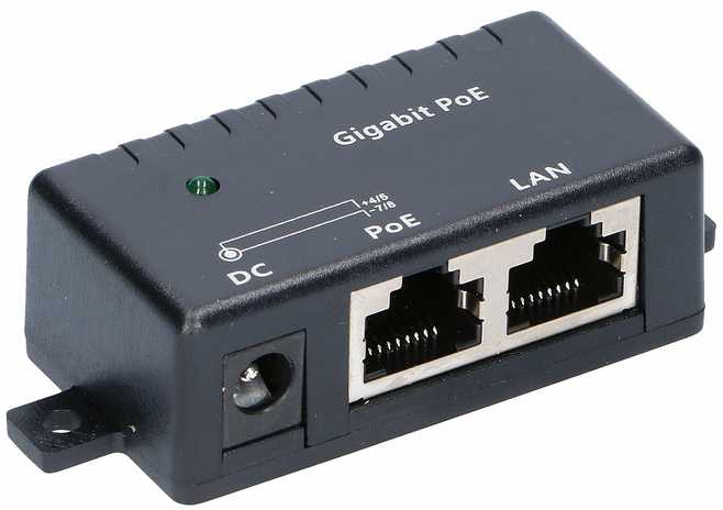 Extralink PoE injektorius 1xRJ45 Gigabit 48V