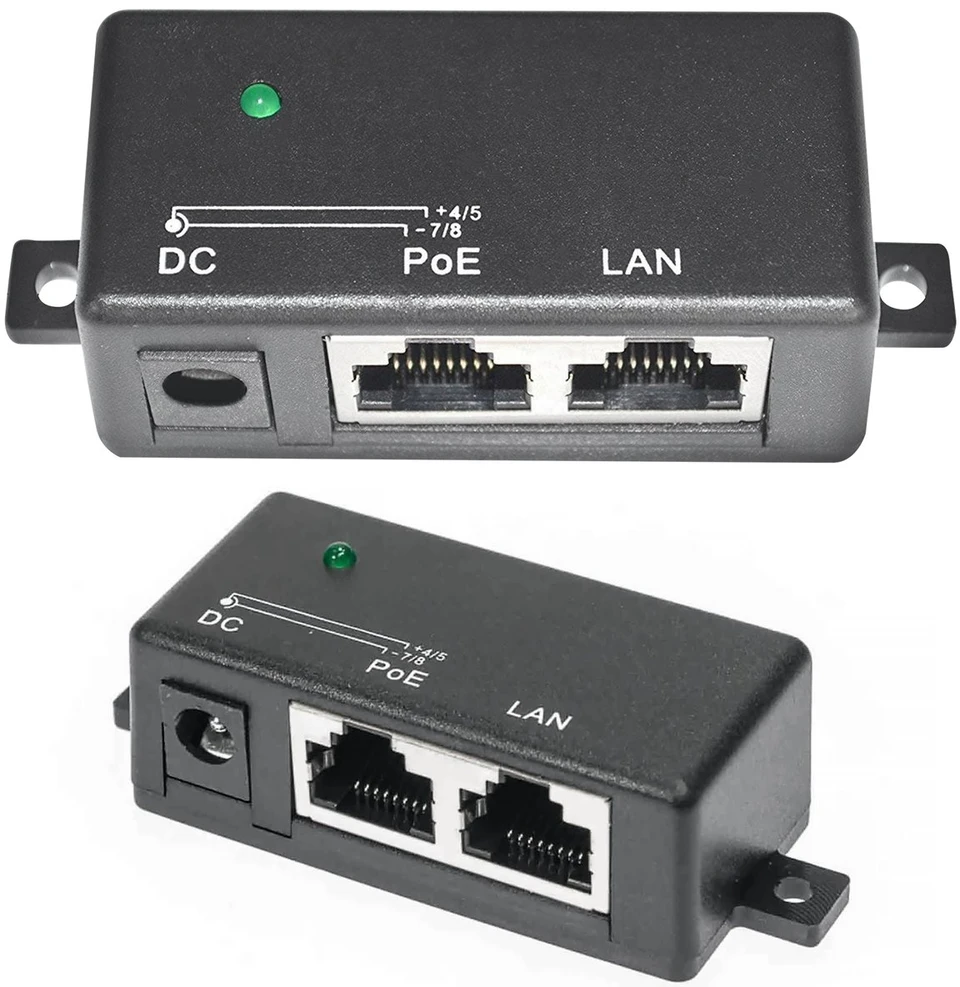„Extralink“ 1 prievadas | PoE injektorius | 1 x 100 Mb/s RJ45, „Cube“