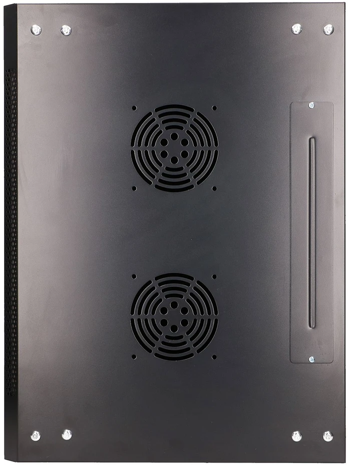 Extralink EX.7263-12U 600x450 Juoda | Spinta stovas | montuojamas ant sienos