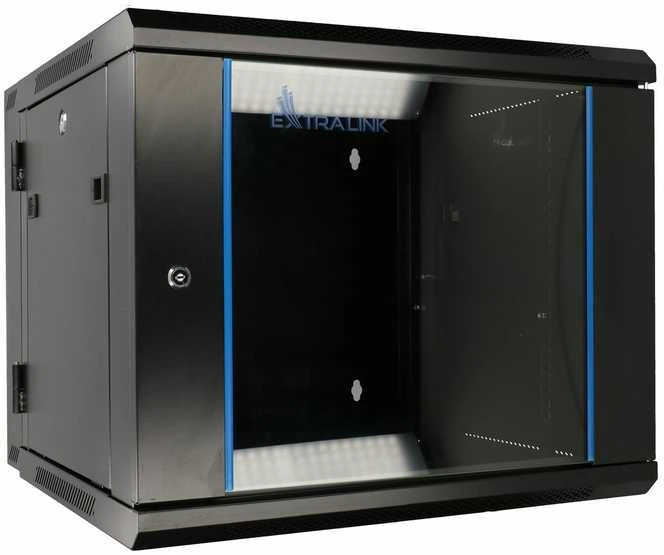 Extralink EX.12905-12U, 600 x 750 x 640 mm, Serverių spinta, juodos spalvos