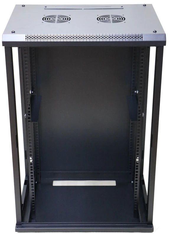 EXTRALINK 18U 600X450 ant sienos montuojama spintelė juodas