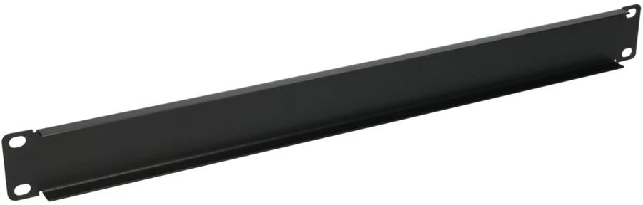Extralink 1U 19" Front Panel, Juodas