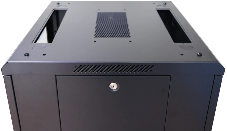 EXTRALINK 22U 600X600 stovima spintelė juodas