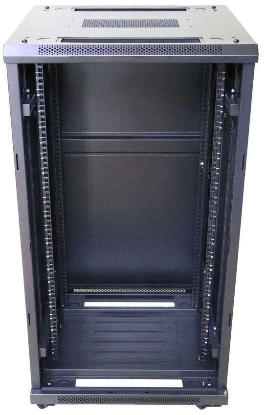 EXTRALINK 22U 600X600 stovima spintelė juodas