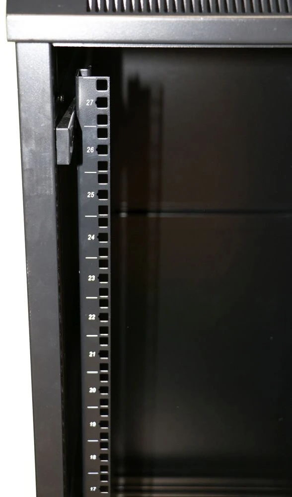 EXTRALINK 27U 600x1000 stovima spintelė juodas