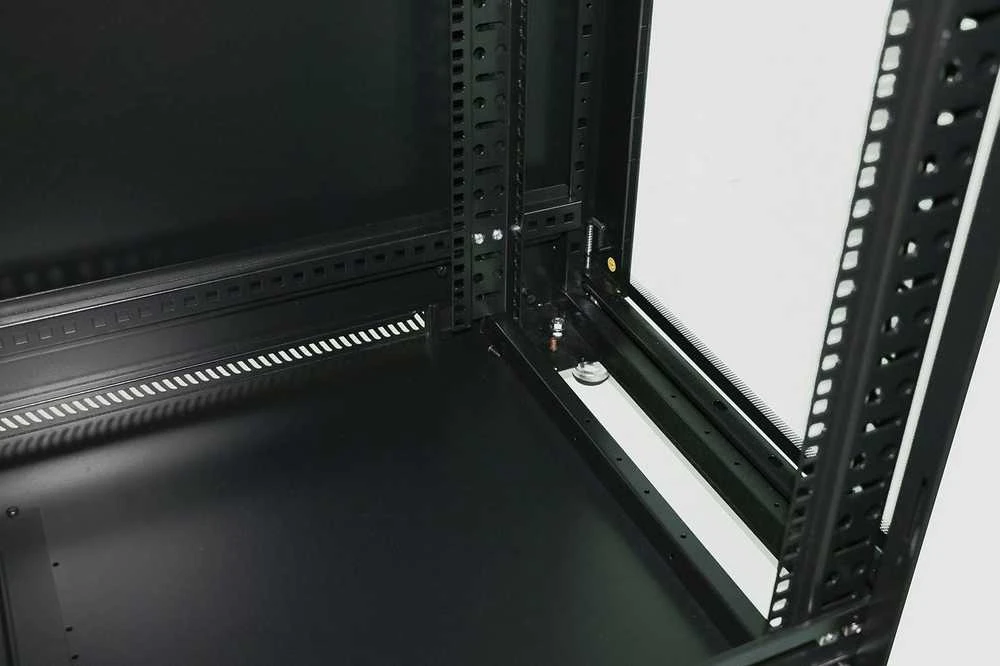 EXTRALINK 27U 600x1000 stovima spintelė juodas