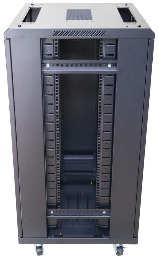 Extralink 27U 600x600 juoda | Rack tipo spintelė | pastatoma ant grindų