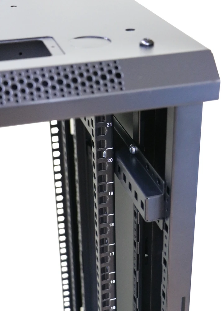 Extralink 27U 600x600 juoda | Rack tipo spintelė | pastatoma ant grindų