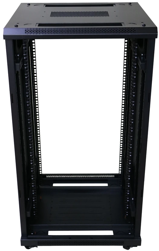 Extralink 27U 600x600 juoda | Rack tipo spintelė | pastatoma ant grindų