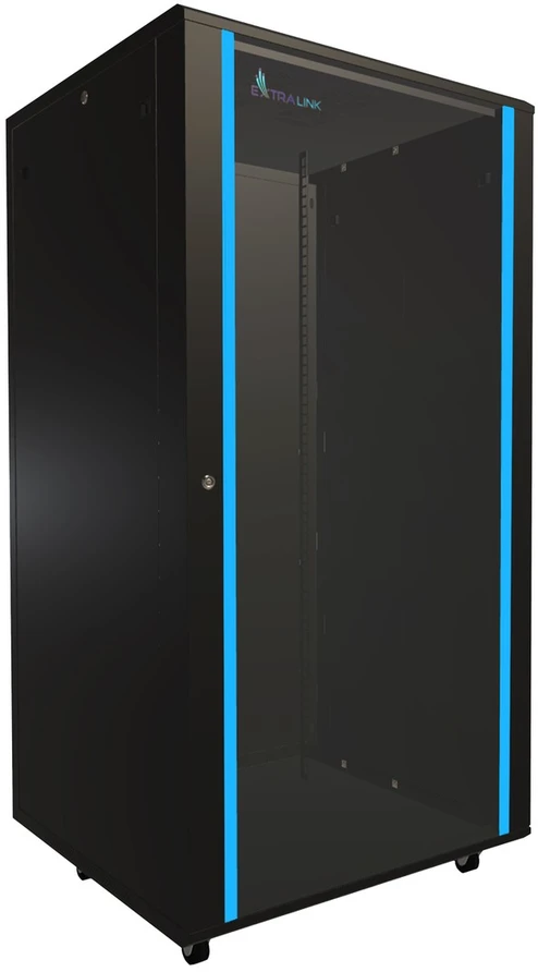 EXTRALINK 32U 800X800 stovima spintelė juodas