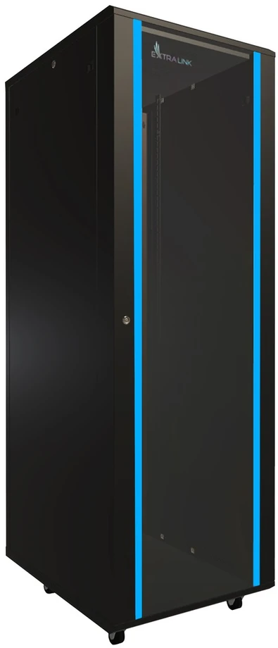 EXTRALINK 37U 600X800 stovima spintelė juodas