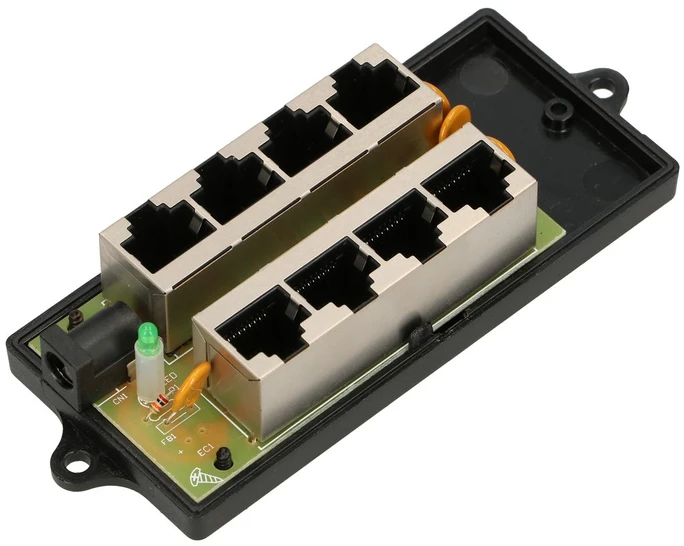 EXTRALINK EX.12646 POE INJECTOR 4 PORT Juodas