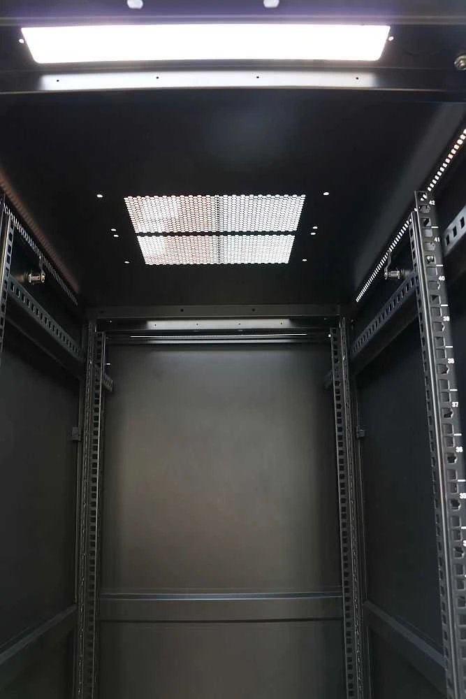 EXTRALINK 42U 800x1000 standing rackmount cabinet juodas