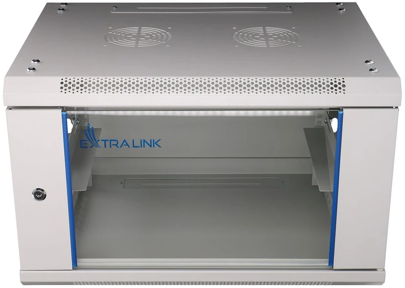 „Extralink EX.8550-6U“ 600x450 pilka | „Spinta“ lentyna | montuojama ant sienos