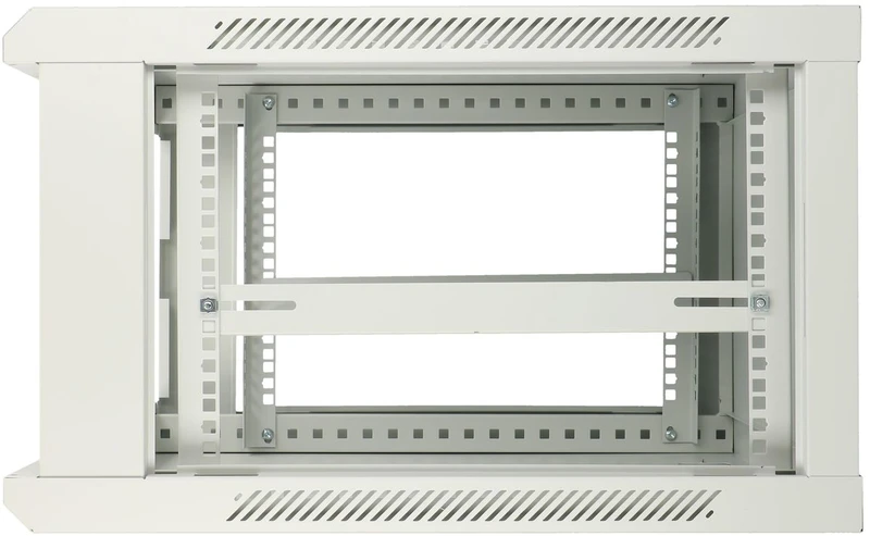 EXTRALINK 6U 600X600 ASP sieninė spintelė metalinių durų pilka