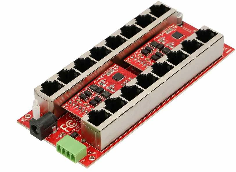 EXTRALINK aktyvus PoE purkštukas 8 prievadų gigabit 802.3af/at režimu A