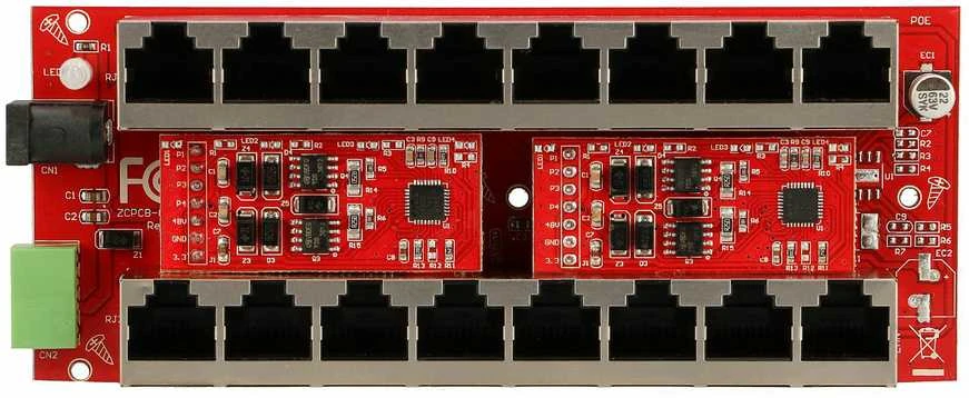 EXTRALINK aktyvus PoE purkštukas 8 prievadų gigabit 802.3af/at režimu A
