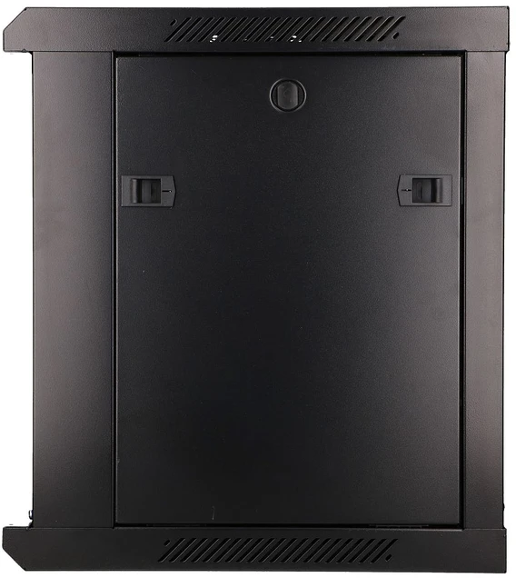 EXTRALINK 9U 600X450 prie sienos montuojama stelažinė spintelė juoda