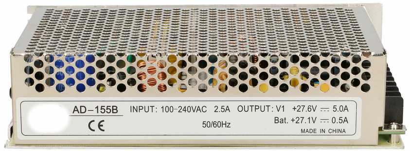 EXTRALINK AD-155B maitinimo šaltinis su akumuliatoriaus įkrovikliu 24V/27.6V 155W