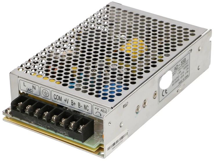 EXTRALINK AD-55B maitinimo šaltinis su akumuliatoriaus įkrovikliu 24V/27.6V 55W