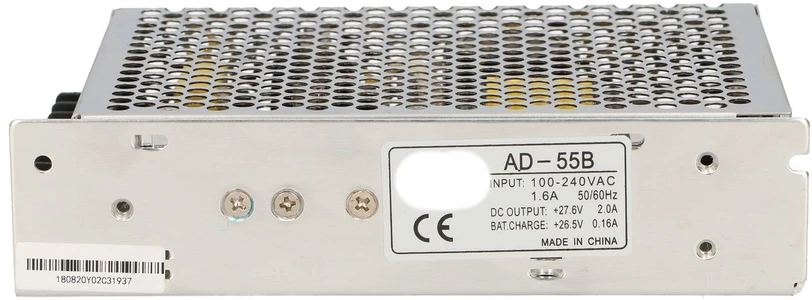 EXTRALINK AD-55B maitinimo šaltinis su akumuliatoriaus įkrovikliu 24V/27.6V 55W