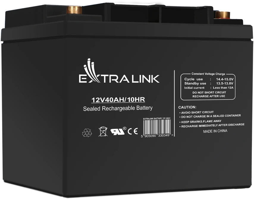 Extralink akumuliatorius Baterija ACCUMULATOR 12V 40AH – Batterie – 40.000 mAh Rūgštinis akumuliatorius (VRLA) 13,5 V 12 Ah