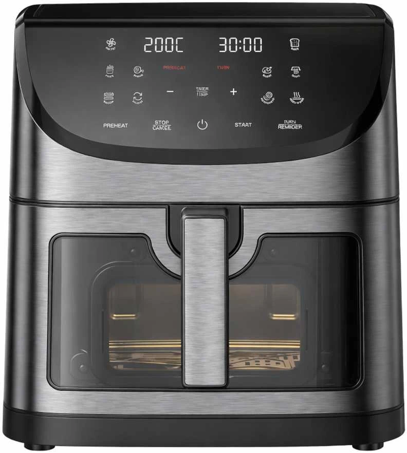 Extralink Oro gruzdintuvė Gruzdintuvė be riebalų 8L 1800W 200 laipsnių