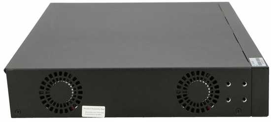 Šakotuvas Extralink ARES valdomas jungiklis 16xRJ45 GbE PoE/PoE+ 150W, 2x SFP, 19 colių stovas