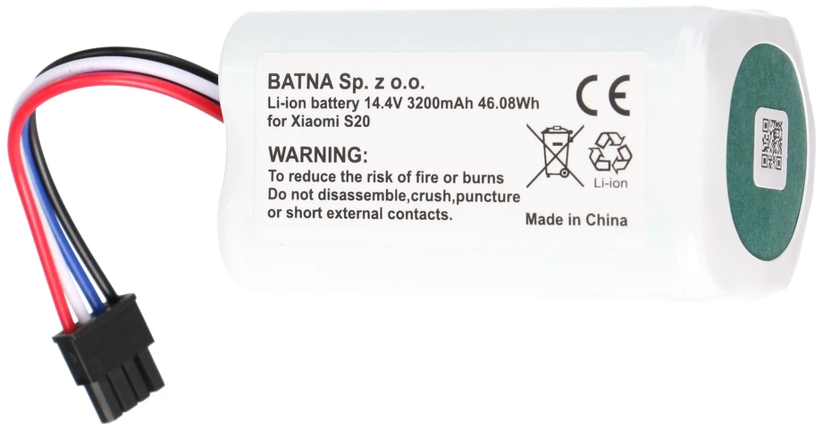 Extralink | Baterija, dulkių siurblio baterija | Xiaomi S20 3200mAh 14.4V pakaitalas