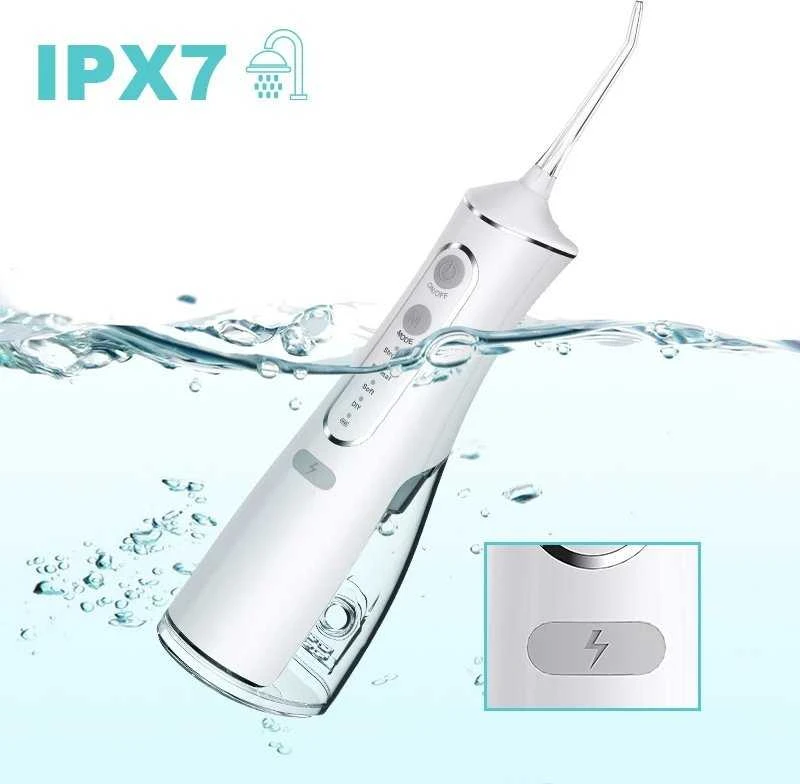 Extralink Beauty Intelligent Vanduo Flosser L8 Juodas | Irygator | 2000mAh, IPX7