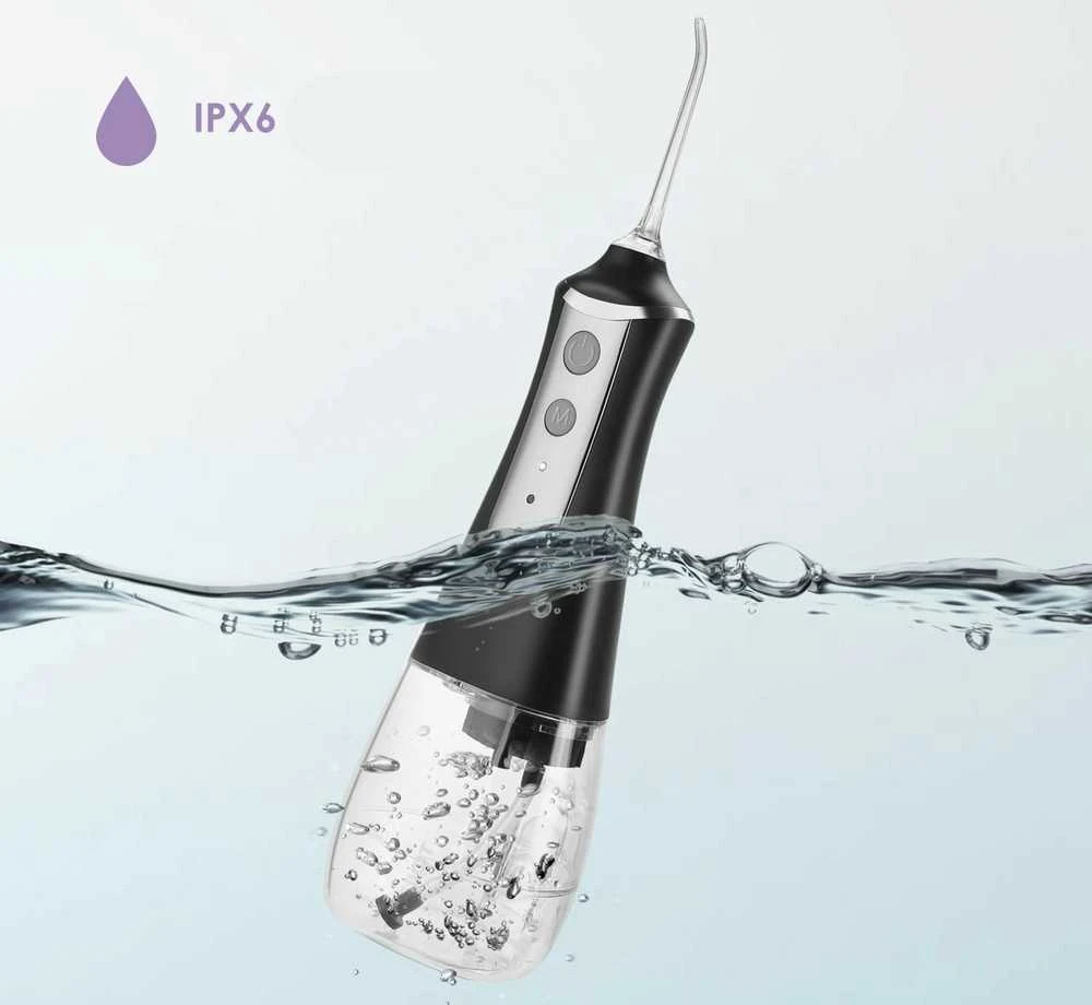 Extralink Beauty Intelligent Vanduo Flosser L10 Juodas | Irygator | 2000mAh, IPX6