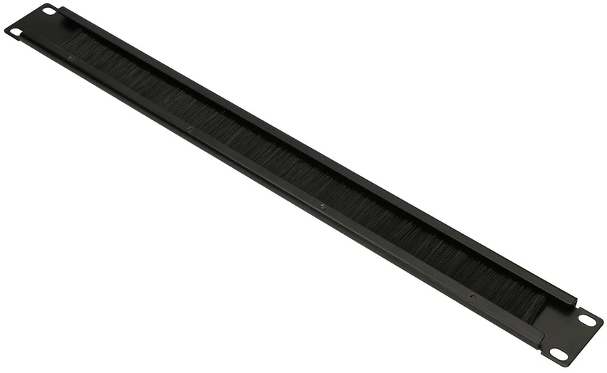 EXTRALINK EX.9670 Kabelių laikiklis 1U su šepetėliu juodas