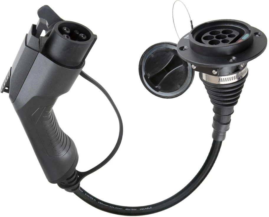 Extralink ES–JAV adapteris | Automobilinio įkroviklio adapteris | BS-EVSC004–BS-EVP001-L32A