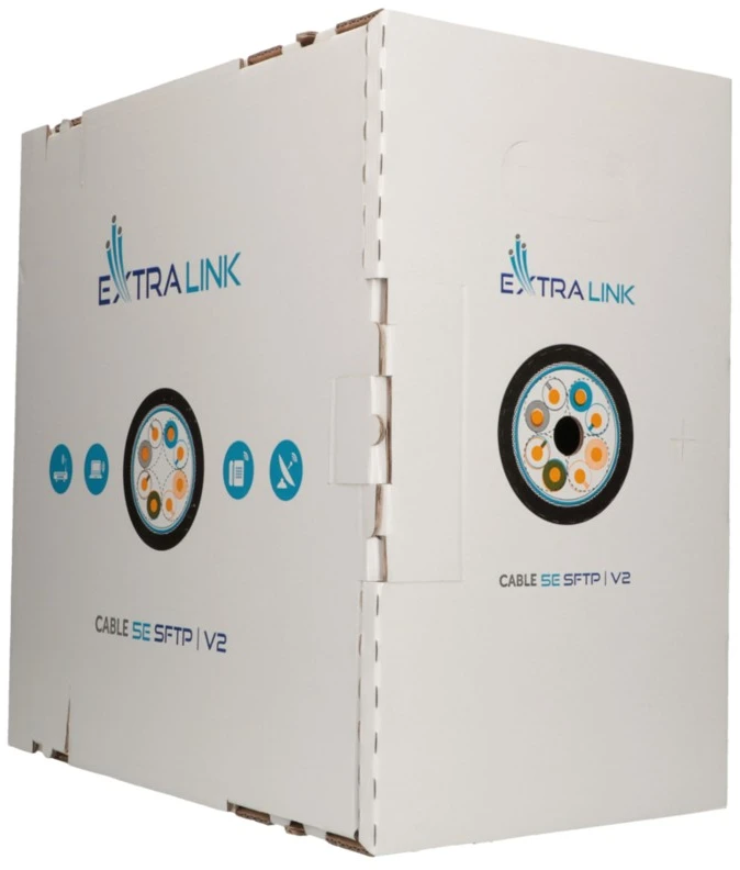 EXTRALINK EX.16262 CAT5E SFTP V2 Outdoor vytos poros 305M