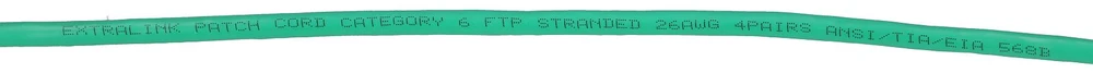 Extralink Cat.6 FTP 3m, LAN patch cord, copper twisted pair network cable 1Gbit/s
