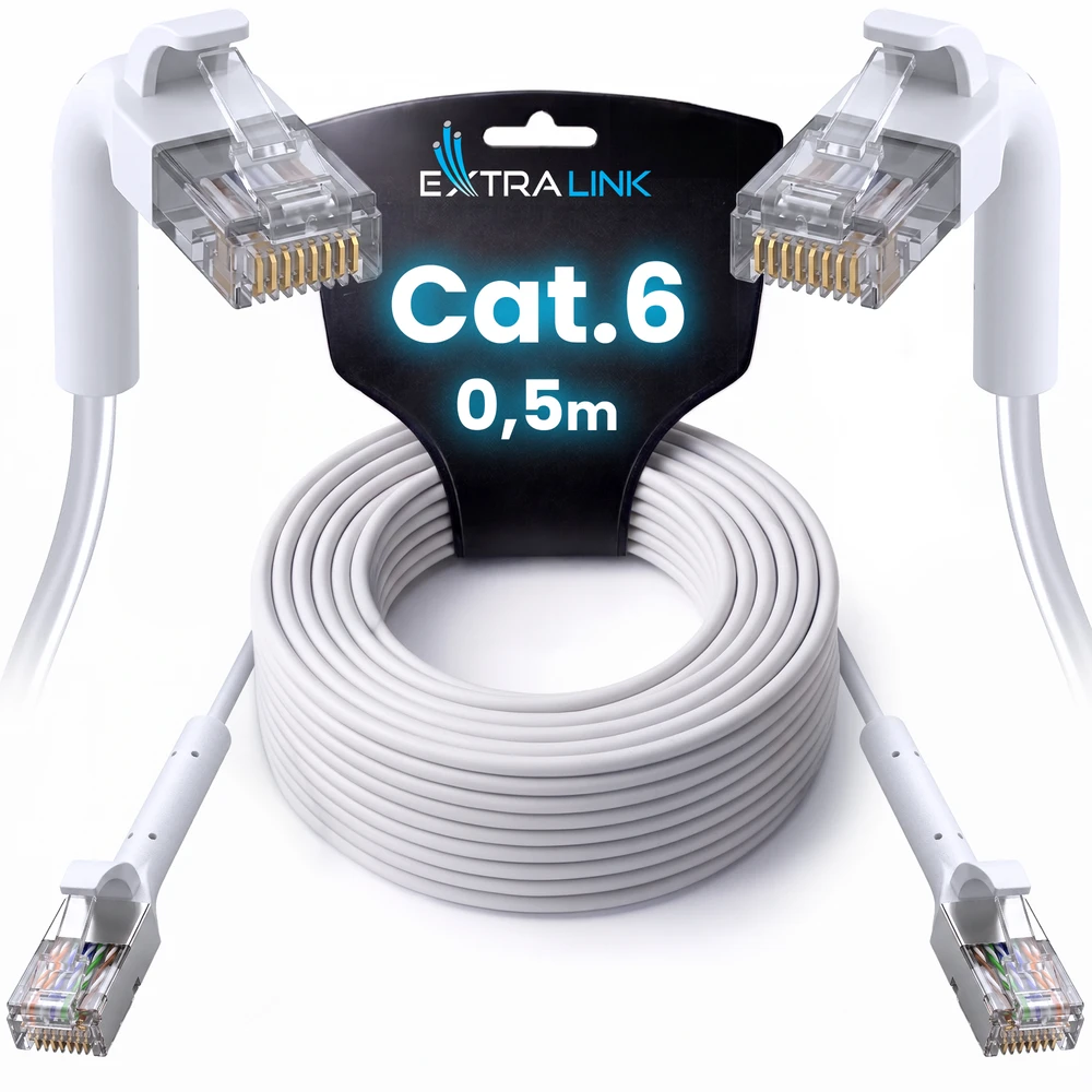 Kita Extralink Cat6 U/FTP LAN laidas 0,5 metro