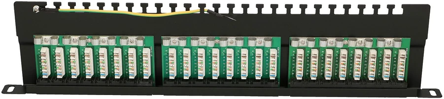 EXTRALINK 0.5U 24 prievadų CAT6 UTP pataisų skydelis
