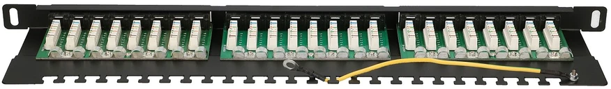 EXTRALINK 0.5U 24 prievadų CAT6 UTP pataisų skydelis