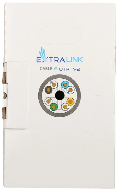 EXTRALINK CAT6 UTP U/UTP V2 vidaus vytos poros 305m