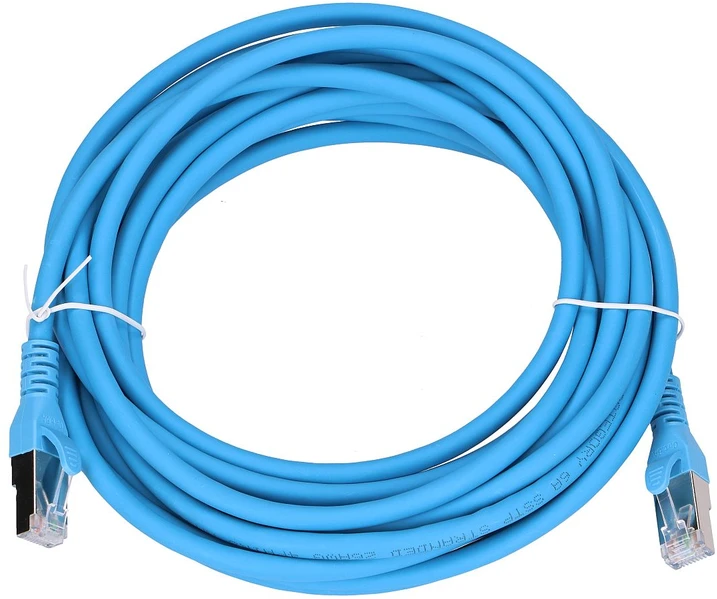 Extralink Cat.6A S/FTP 5m | LAN pataisos laidas | Varinis vytos poros tinklo kabelis 10Gbit/s