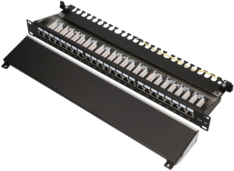 „Extralink“ CAT6A STP komutacinis skydelis, 24 prievadai