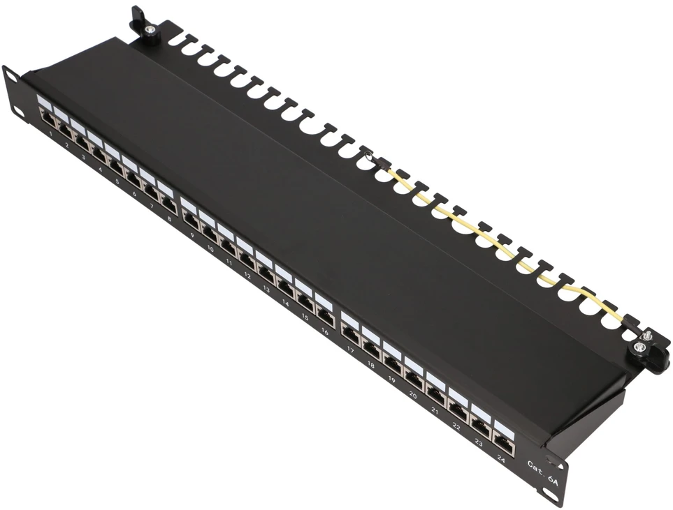 „Extralink“ CAT6A STP komutacinis skydelis, 24 prievadai