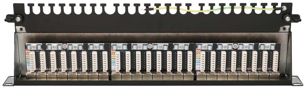 „Extralink“ CAT6A STP komutacinis skydelis, 24 prievadai