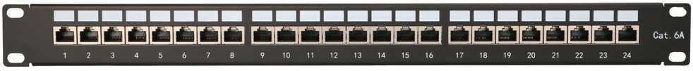 „Extralink“ CAT6A STP komutacinis skydelis, 24 prievadai