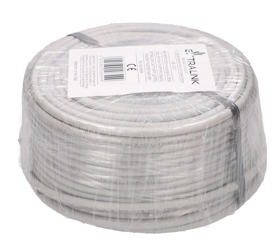 Extralink CAT7 SFTP (S/FTP) INDOOR TWISTED PAIR 50M tinklo kabelis