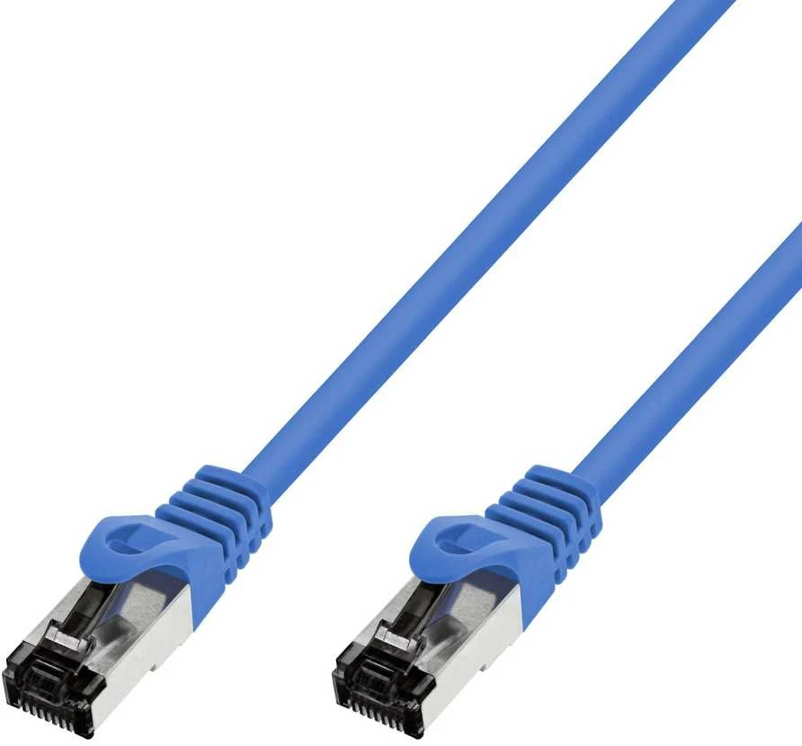 „Extralink Cat.8.1 S/FTP“ 20 m 40 G Mėlyna | LAN jungiamasis laidas | Varinis susuktos poros tinklo kabelis [KOPIJA]